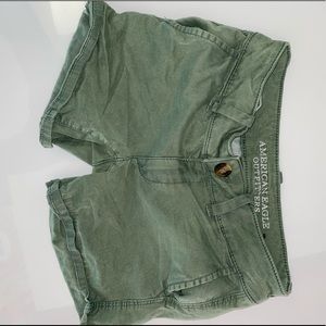 American Eagle Green shorts